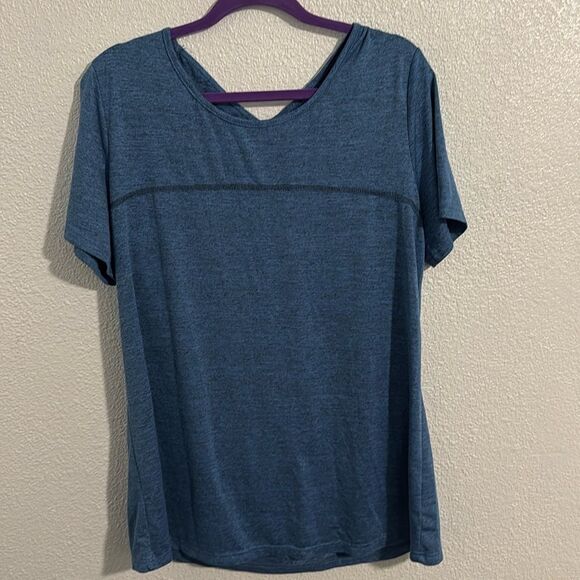 Kimmery- blue moisture wi king work out top- 2XL - Picture 1 of 6